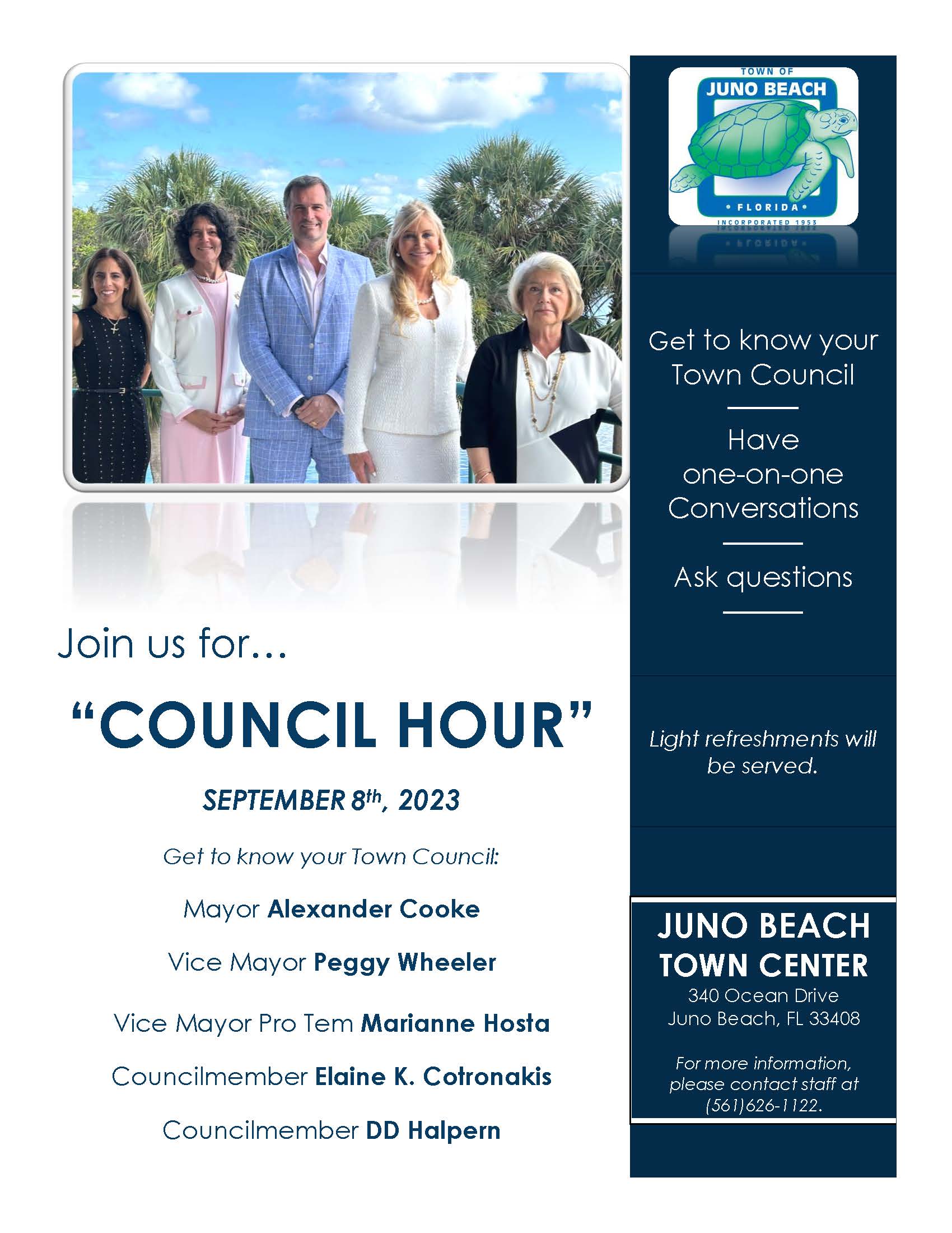 Council Hour Town of Juno Beach, Florida
