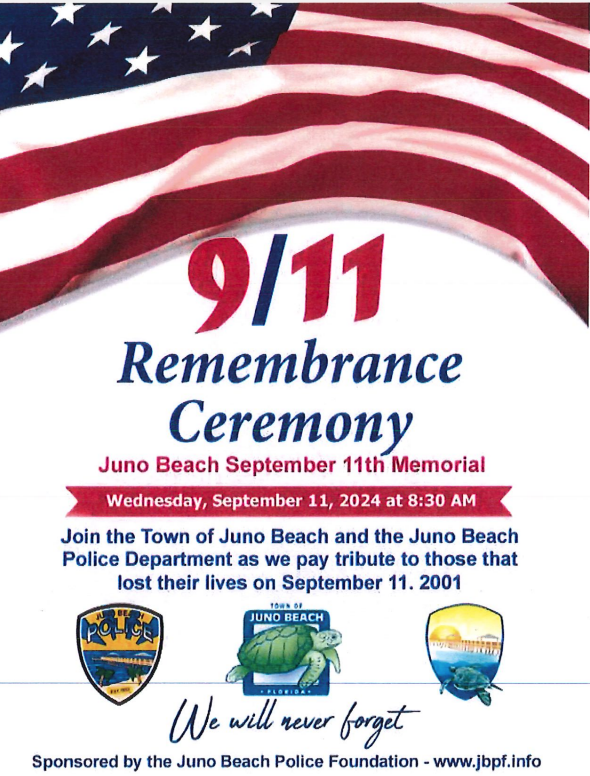 9/11 Ceremony | Town of Juno Beach, Florida