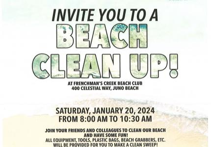 Beach Clean Up Flyer