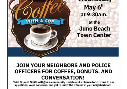 Coffee with a Cop Flyer - May 6, 2026
