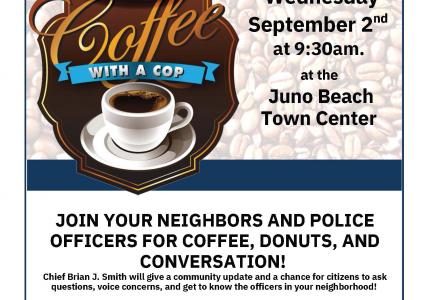 Coffee with a Cop Flyer - September 2, 2026