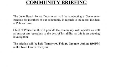 Community Briefing