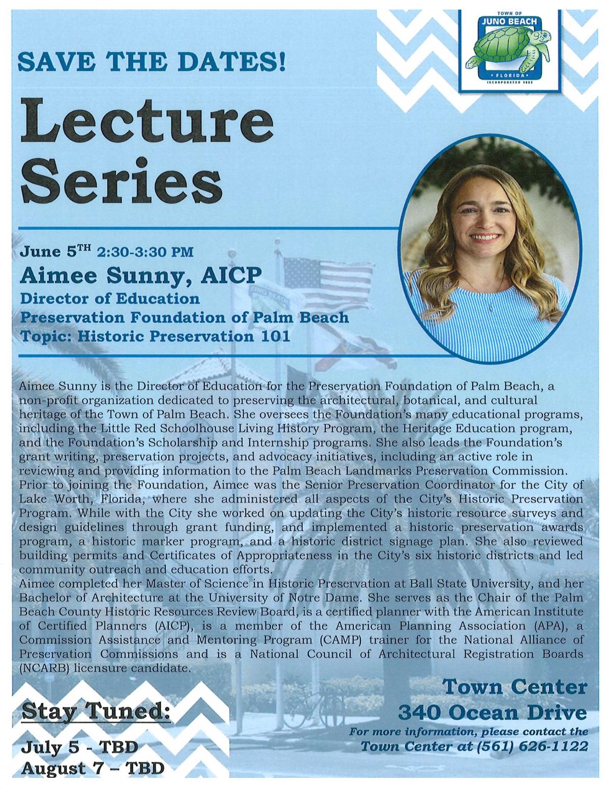 Lecture Series Flyer