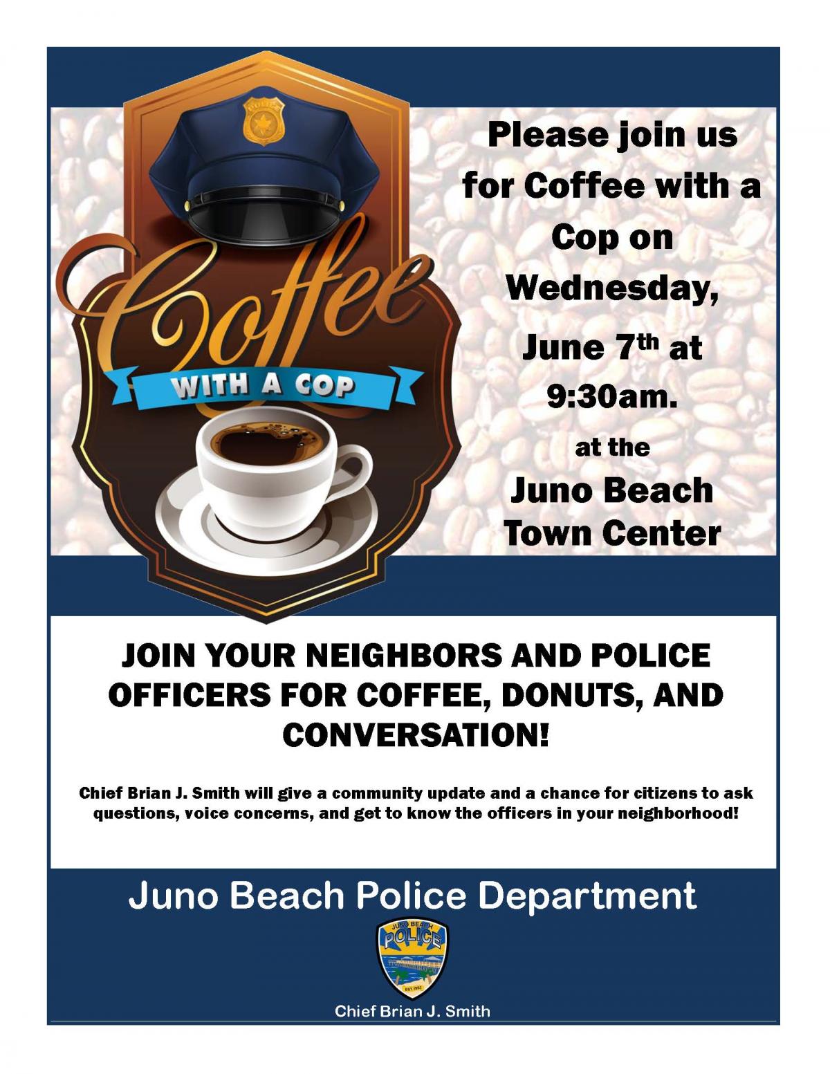 Coffee With A Cop Flyer