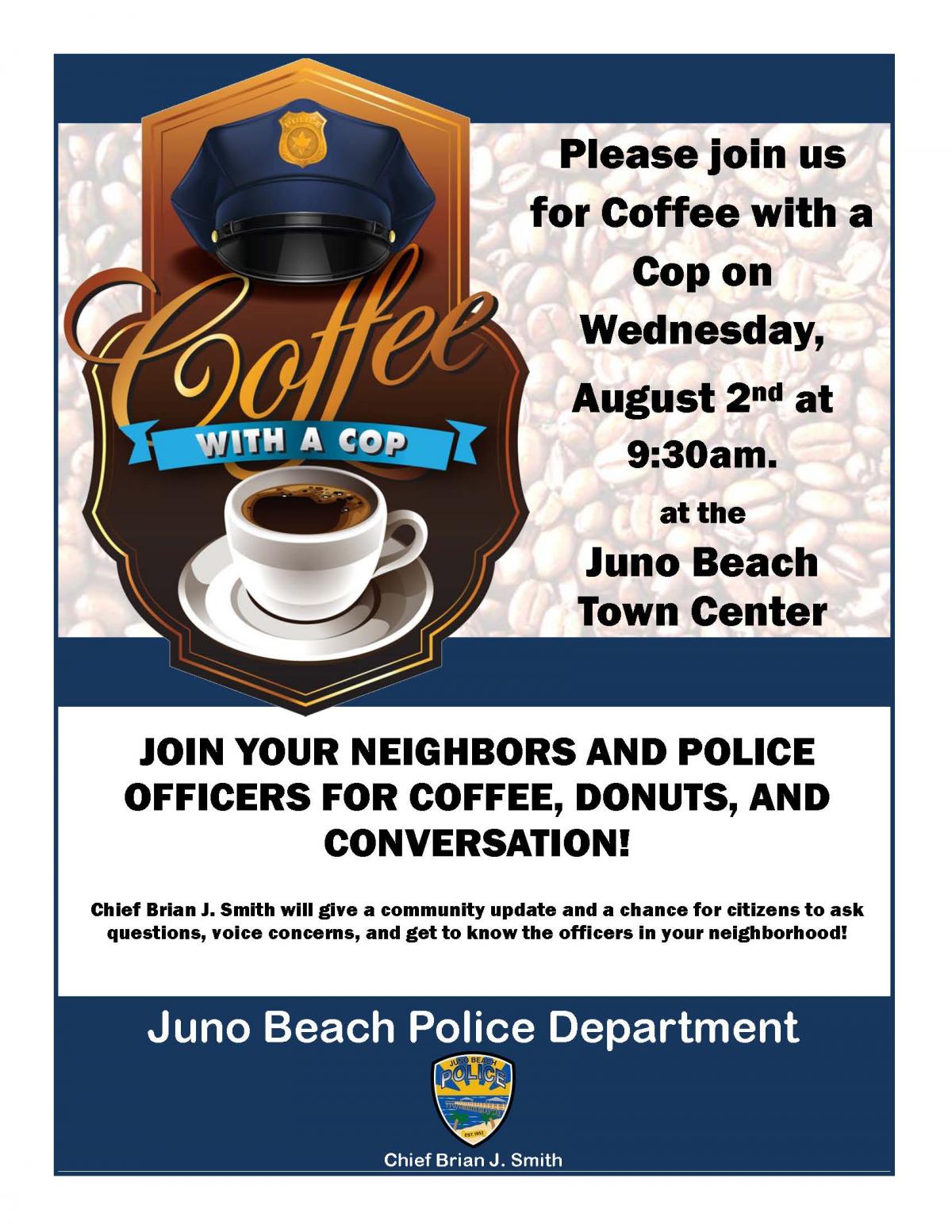 Coffee With A Cop Flyer