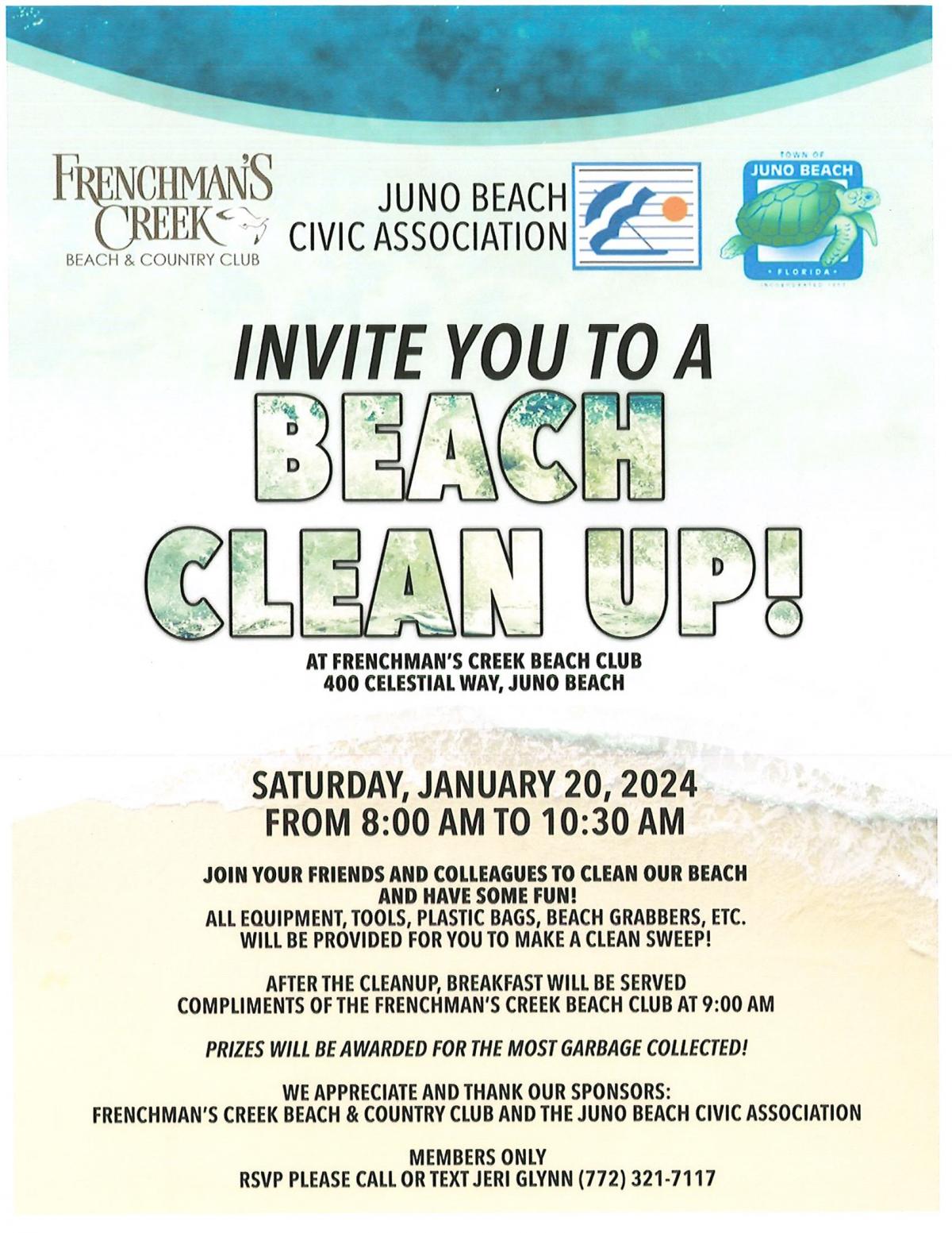 Beach Clean Up Flyer