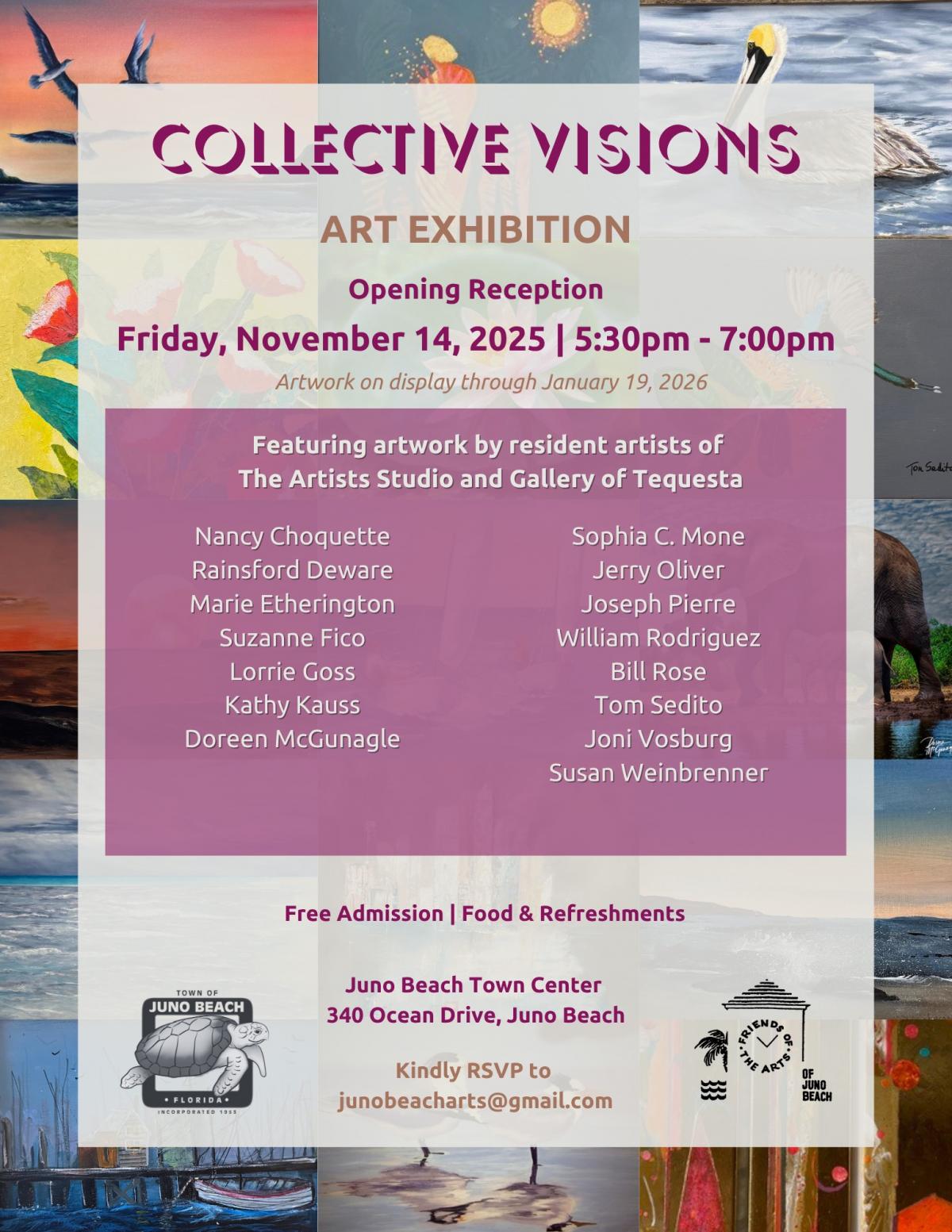 Collective Visions Art Exhibition Flyer