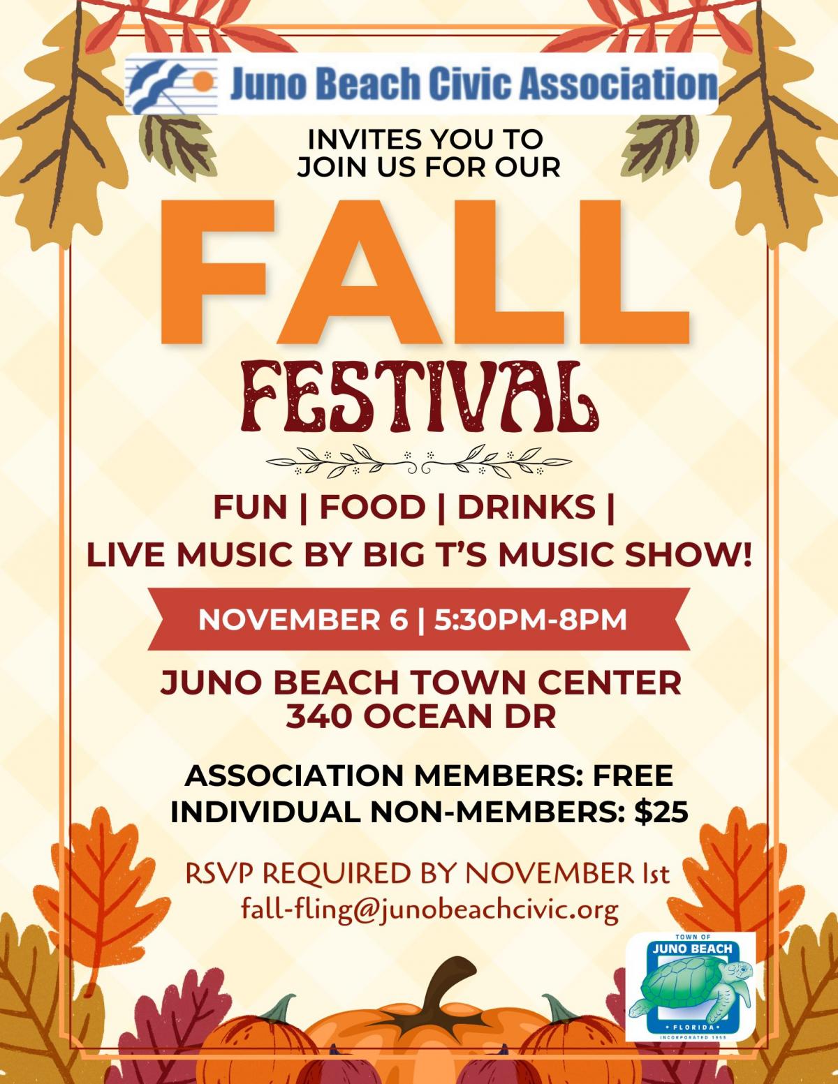 JBCA Fall Festival Flyer