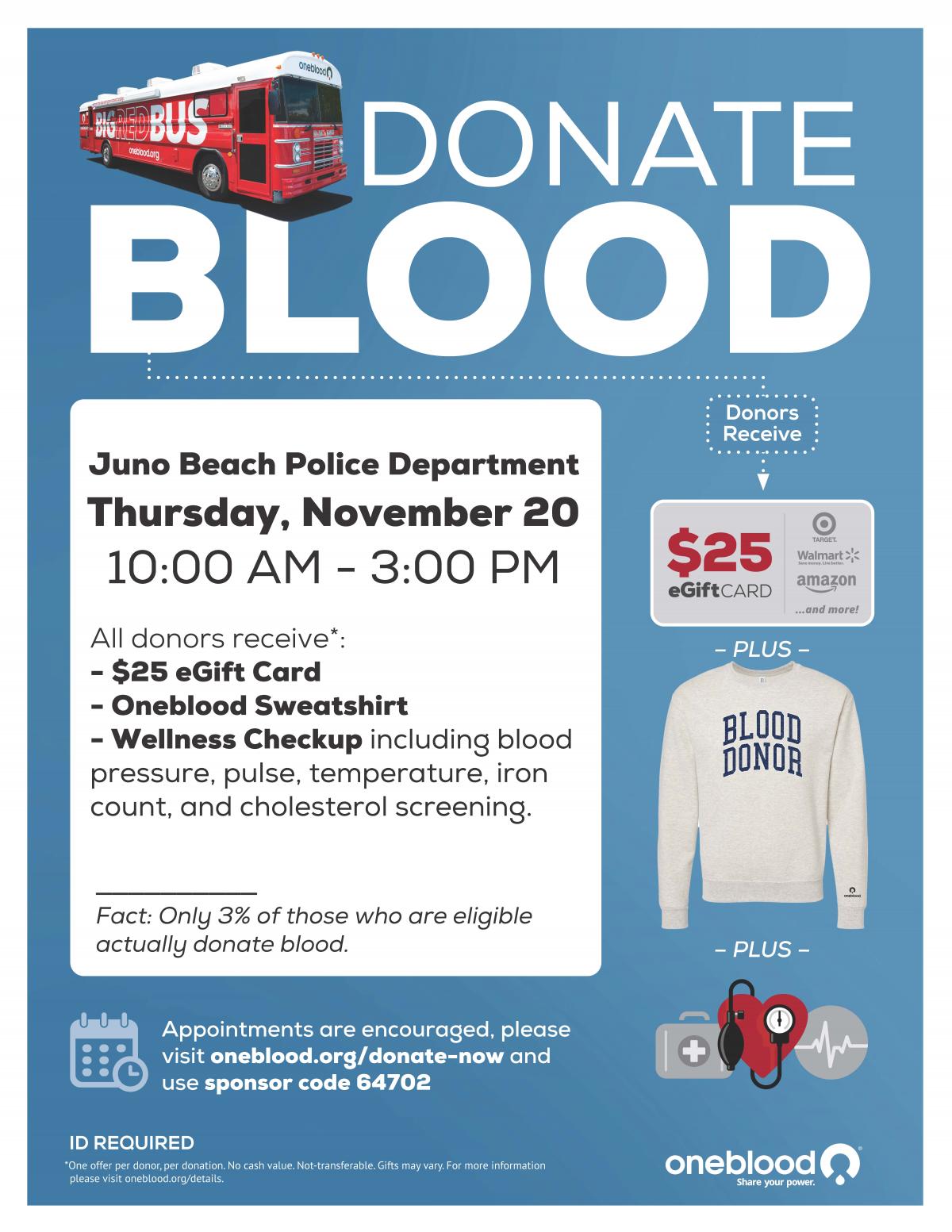 Blood Drive Flyer