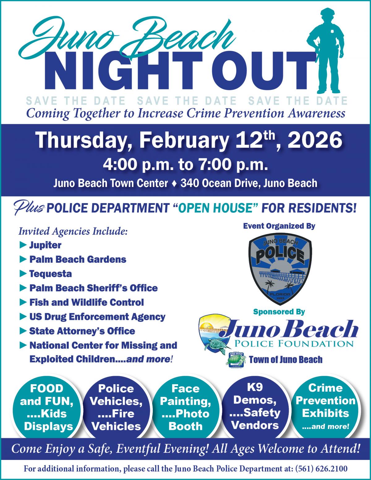 Night Out Against Crime 2026 Flyer 