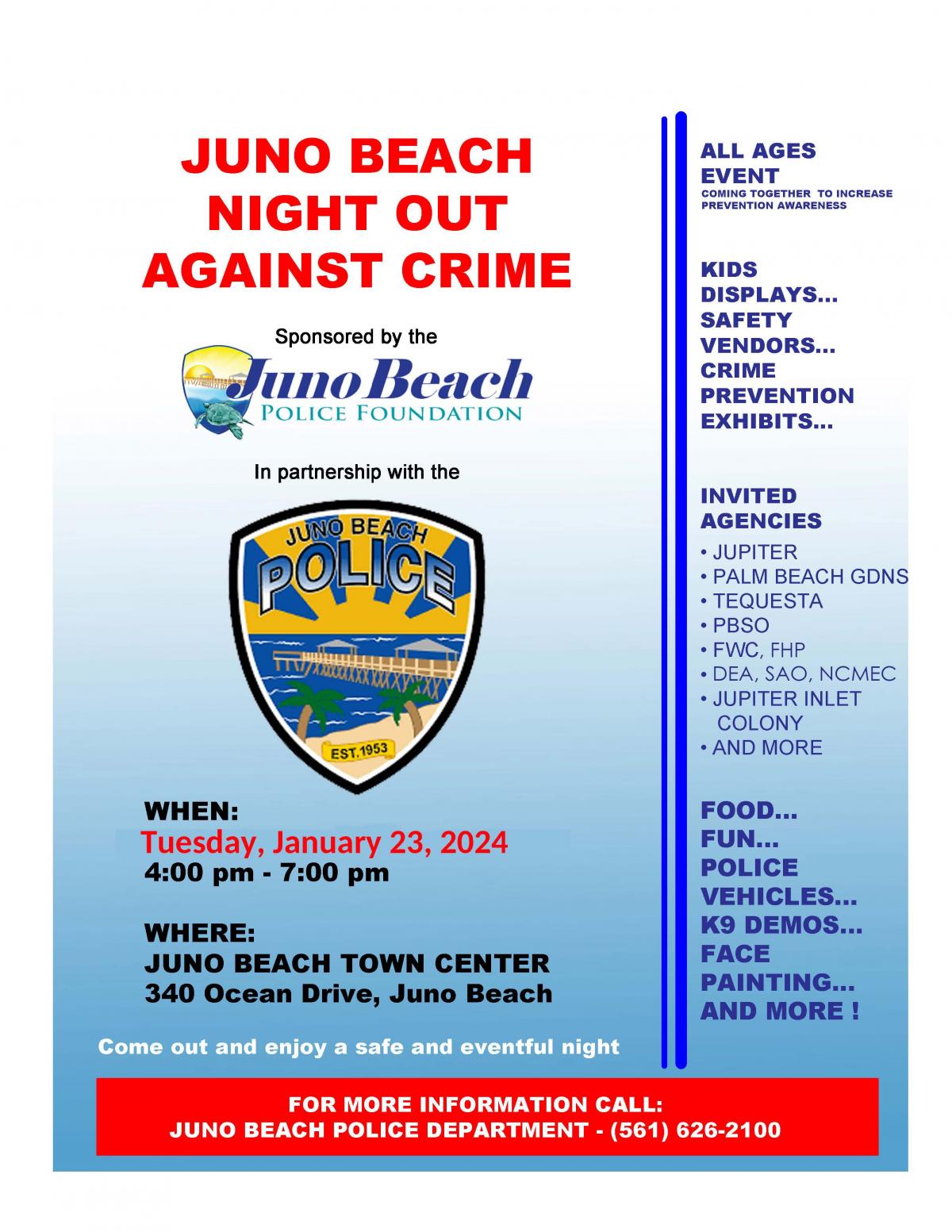 JBPD Night Out Flyer 2024