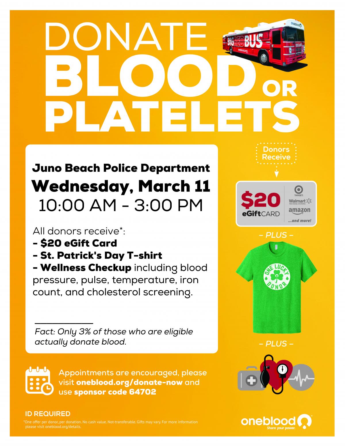 Donate Blood Flyer